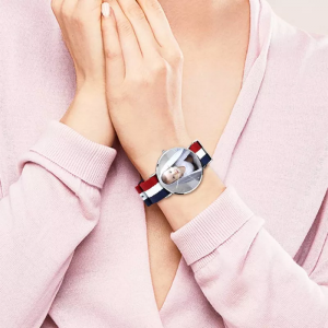 Bracelet en nylon couleur pour montre photo pour femme