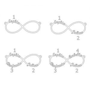 Infinity 4 namen ketting