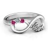 Mum's Infinite Love with Stones Ring