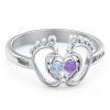 Anello Birthstone Piccoli passi