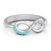 Anillo de acento infinito