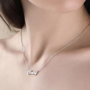 Personalized CZ Name Necklace