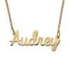 Cursive Name Necklace in 18k Gold Plating