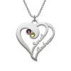 Collier deux coeurs pour toujours