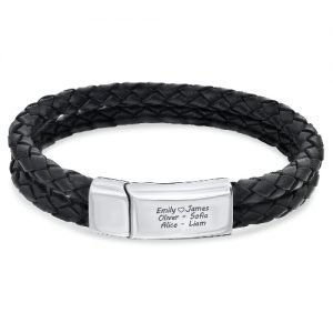 Personalized Engraved Man Bracelet